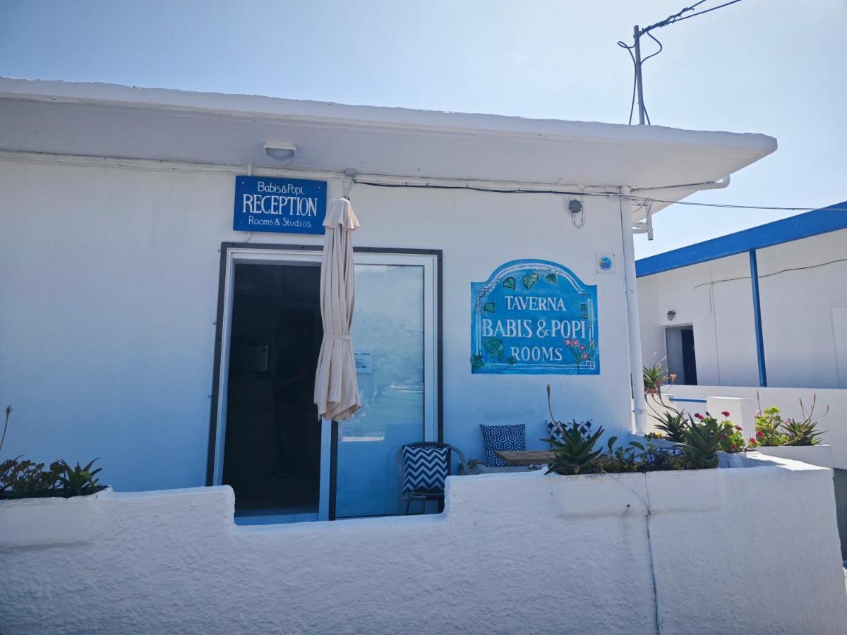 Babis & Popi Rooms And Studios Frangokastello Exterior foto
